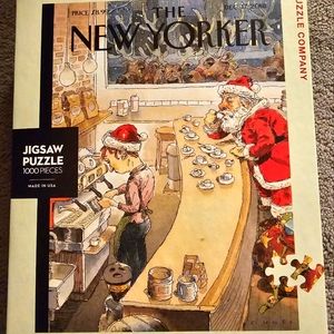 New York Puzzle Company "Santa's Little Helpers" John Cuneo New Yorker Cover